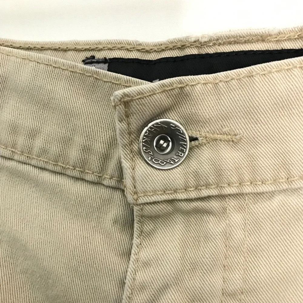 Vintage Levi's Silver Tab Cargo Shorts Men's 42 Khaki Y2K Grunge 90's Skater